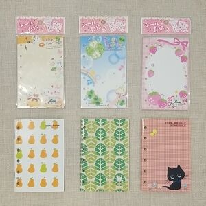 Set of Mini Notebooks and Sticker Pages from Japan